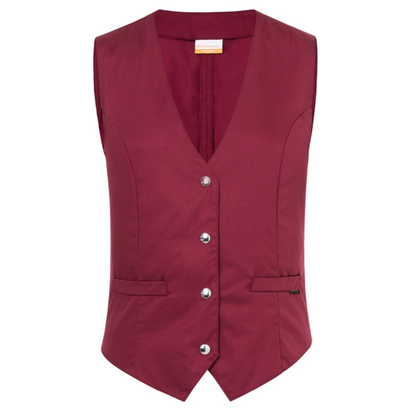 (6 pièces) KARLOWSKY | Gilet femme Lena - Bordeaux - Taille : 52