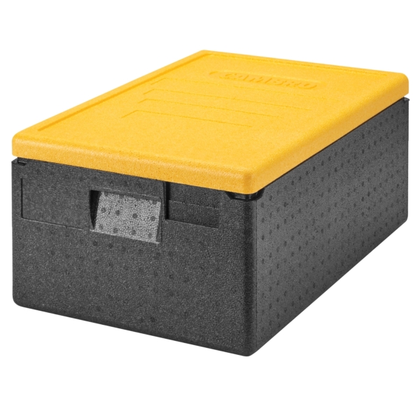 CAMBRO | CAM GOBOX® - chargeur par le haut - GN 1/1 - Noir - Couvercle Jaune