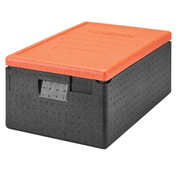 CAMBRO | CAM GOBOX® - chargeur par le haut - GN 1/1 - Noir - Couvercle Orange