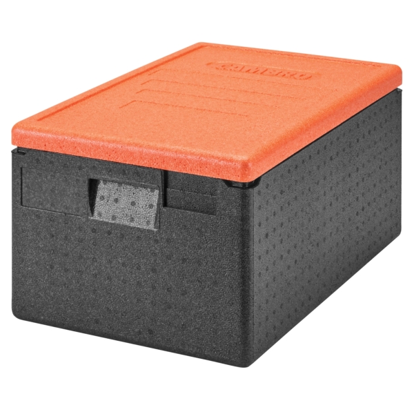 CAMBRO | CAM GOBOX® - chargeur par le haut - GN 1/1 - Noir - Couvercle Orange