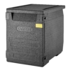 CAMBRO | CAM GOBOX® - Chargeur frontal - EN 60x40 - avec ensemble de 2 rails en acier inoxydable - Noir