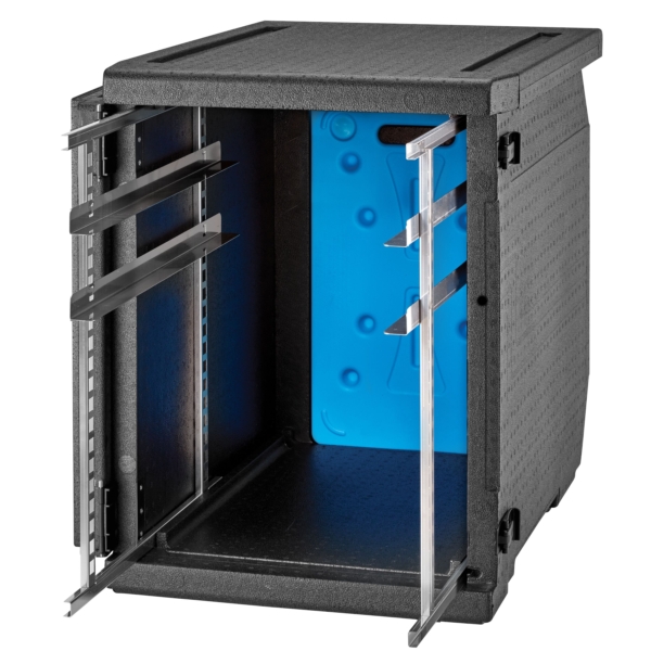 CAMBRO | CAM GOBOX® - Chargeur frontal - EN 60x40 - sans rails de support - Noir