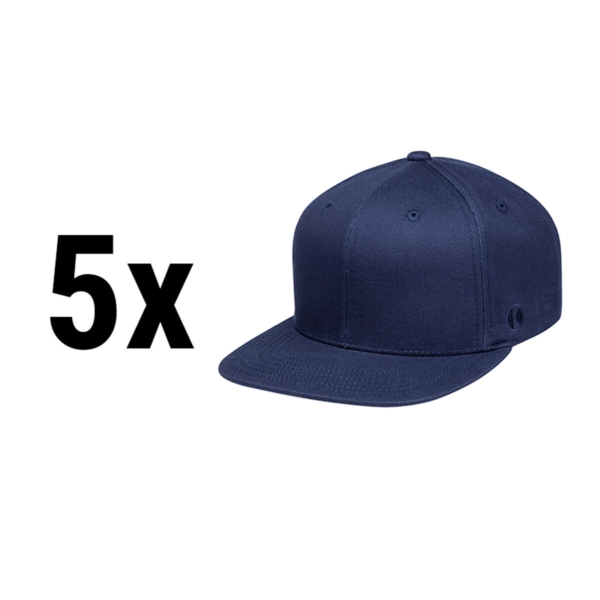 (5 pièces) KARLOWSKY | Casquette plate Classic - Marine