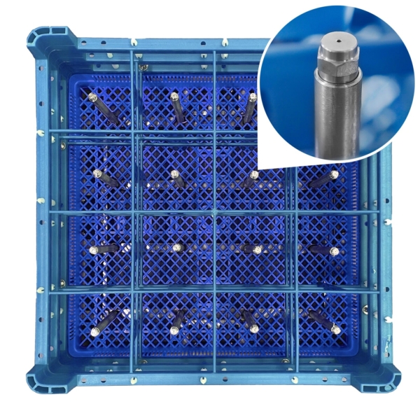 Machine à laver la vaisselle et les bouteilles - Numérique - 7,45 kW - avec pompe à détergent et pompe à rinçage