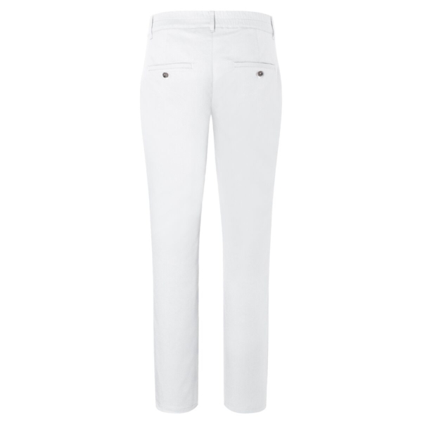 (6 pièces) KARLOWSKY | Pantalon chino homme stretch moderne - Blanc - Taille : 50