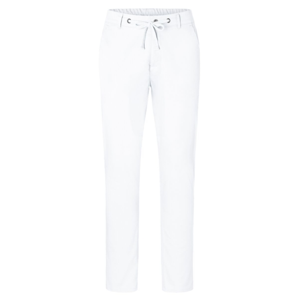 (6 pièces) KARLOWSKY | Pantalon chino homme stretch moderne - Blanc - Taille : 50