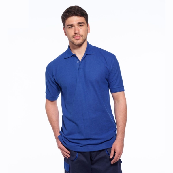 (5 pièces) Polo pour homme - Bleu royal - Taille : 4XL