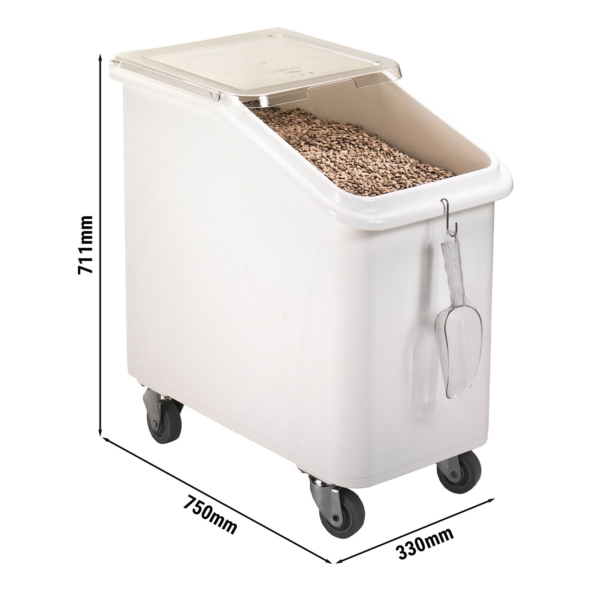 CAMBRO | Chariot à farine / Chariot à ingrédients - 102 litres - Polyéthylène