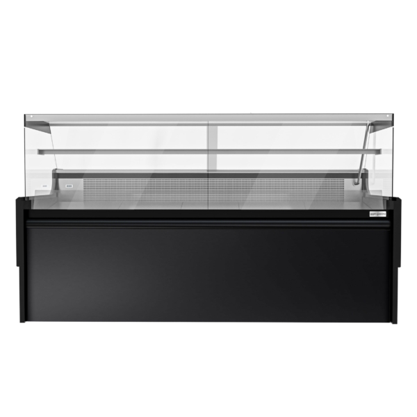 Comptoir réfrigéré / comptoir à viande - 2480mm - avec éclairage LED & 1 étagère