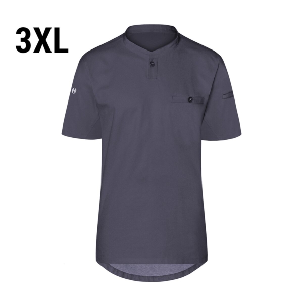 (6 pièces) KARLOWSKY | Chemise de travail manches courtes homme Performance - Anthracite - Taille : 3XL