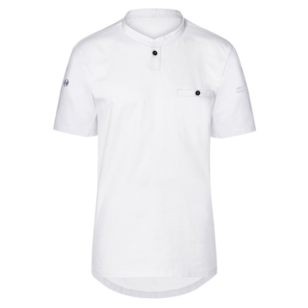 (6 pièces) KARLOWSKY | Chemise de travail manches courtes homme Performance - Blanc - Taille : 5XL