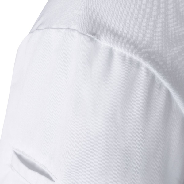 (6 pièces) KARLOWSKY | Chemise de travail manches courtes homme Performance - Blanc - Taille : 5XL