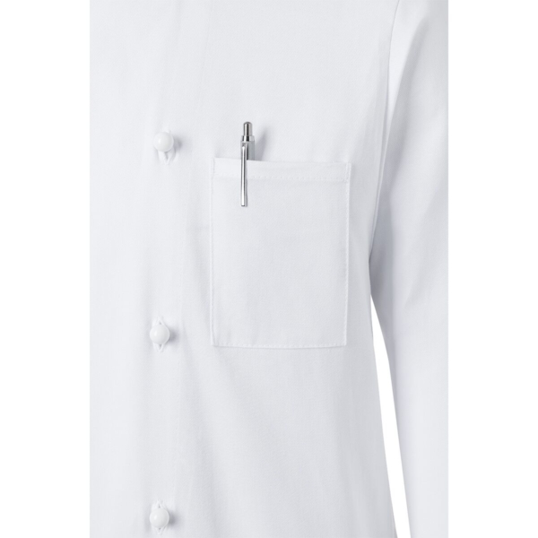 (6 pièces) KARLOWSKY | Veste de cuisine Basic - Blanc - Taille : M