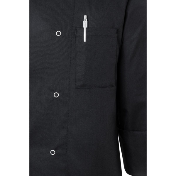 (6 pièces) KARLOWSKY | Veste de cuisine Basic - Noir - Taille : 3XL