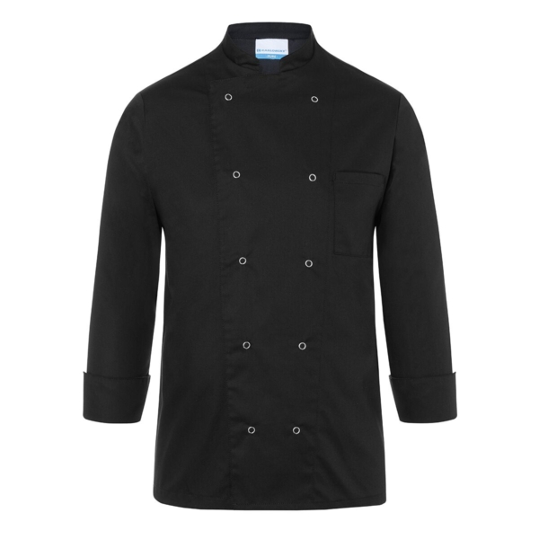 (6 pièces) KARLOWSKY | Veste de cuisine Basic - Noir - Taille : 3XL