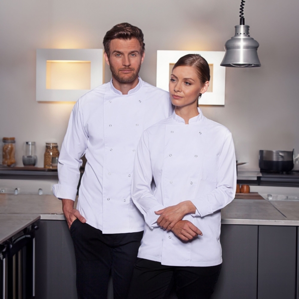 KARLOWSKY | Veste de cuisine Basic - Blanc - Taille : 5XL