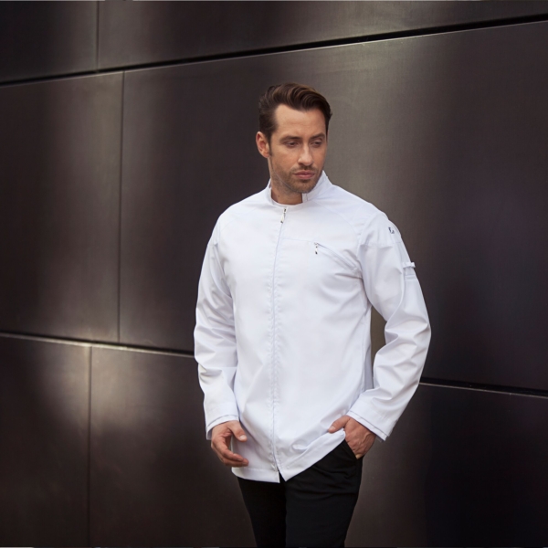 KARLOWSKY | Veste de cuisine DIAMOND CUT® Elegance - Blanc - Taille :