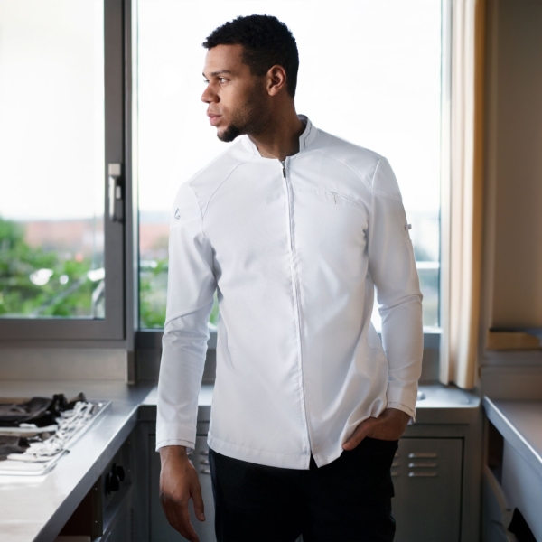 KARLOWSKY | Veste de cuisine DIAMOND CUT® Elegance - Blanc - Taille :