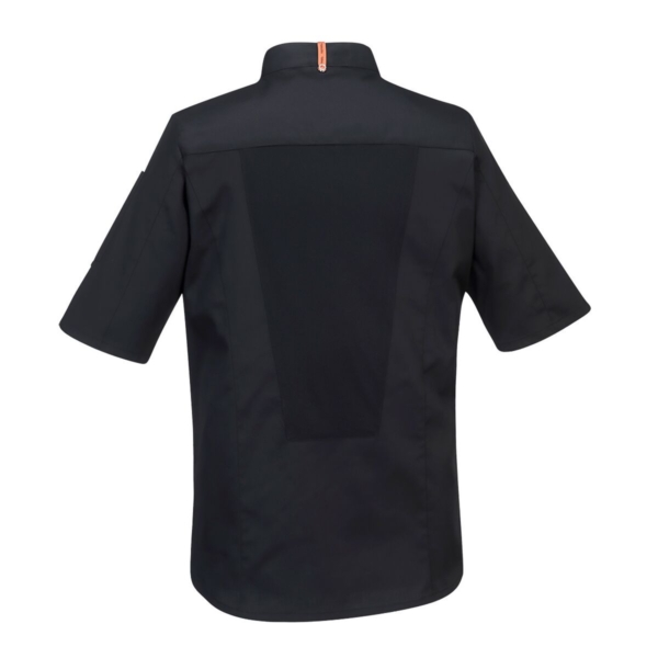 Veste de cuisine à manches courtes MeshAir Pro - Noir - Taille : S