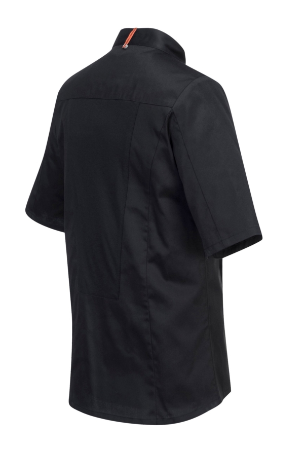 Veste de cuisine à manches courtes MeshAir Pro - Noir - Taille : S