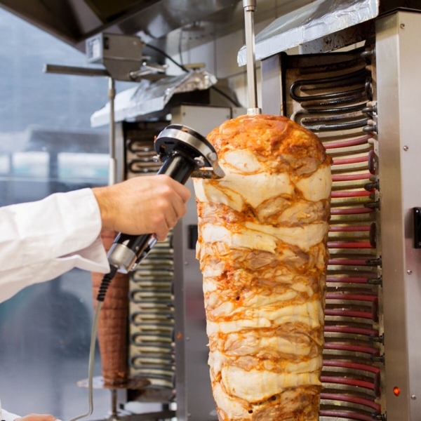 Couteau rond - Ø 100 mm - dentelé - pour les trancheurs à kebab KS100E & KS100C