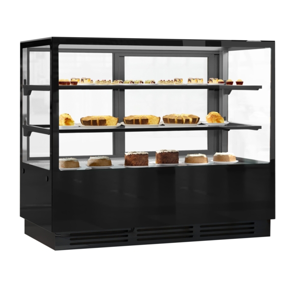 Vitrine à gâteaux - 1500mm - avec éclairage LED & 2 étagères