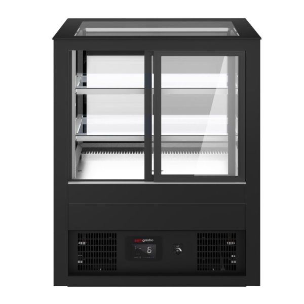 Vitrine à gâteaux - 1210mm - avec éclairage LED & 2 étagères