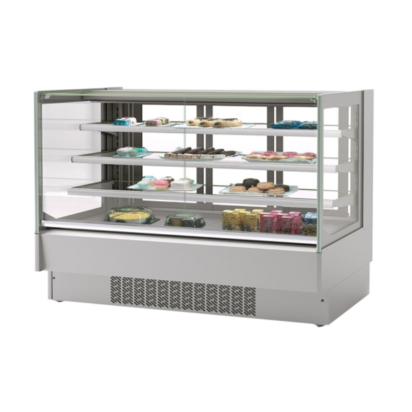 Vitrine à pâtisserie - 1920mm - avec éclairage LED & 2 étagères