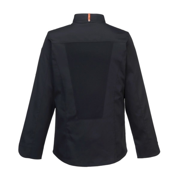 (5 pièces) Veste de cuisine à manches longues MeshAir Pro - Noir - Taille : 3XL