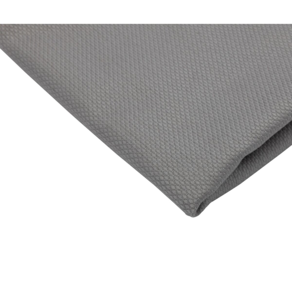 Set de table damassé Porto Diamant - 30 cm x 45 cm - Lot de 50 pièces en gris platine