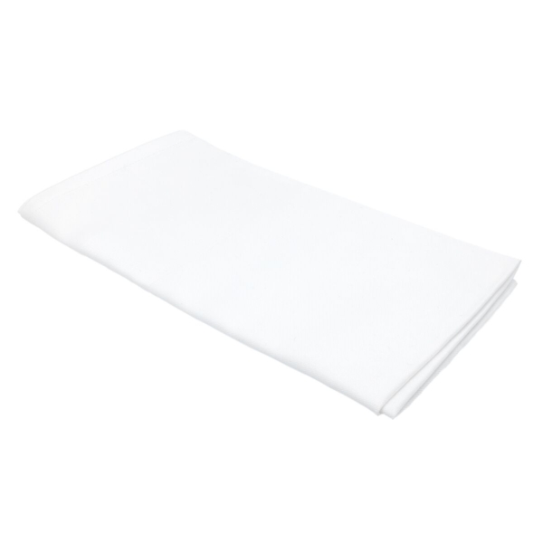 Bouche serviettes damassé Tessin Atlas - 50 cm x 50 cm - Lot de 250 pièces en blanc