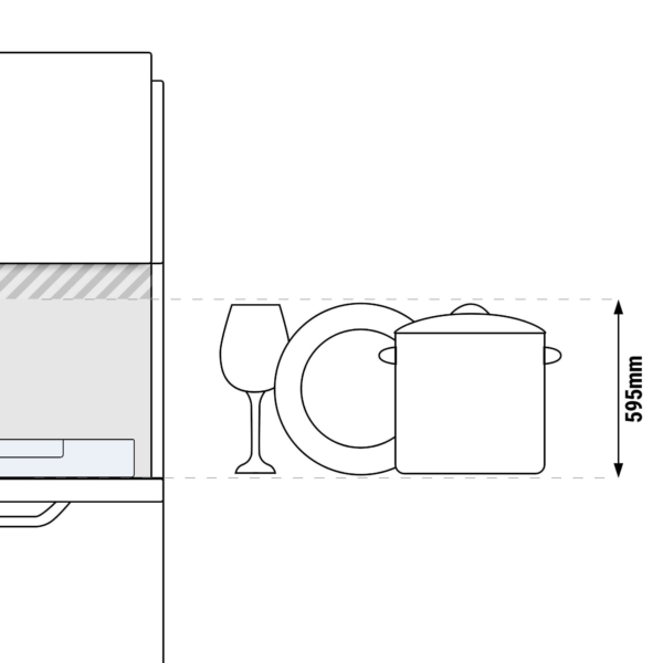 Lave-vaisselle à double paroi - Numérique - 11,35 kW - avec pompe à détergent et à liquide de rinçage