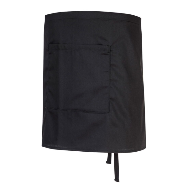 (5 pièces) Tablier de bar - noir - longueur : 38 cm