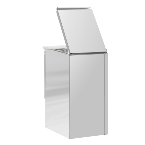 Saladette PREMIUM - 450mm - Entrée pour récipients GN - 1 porte