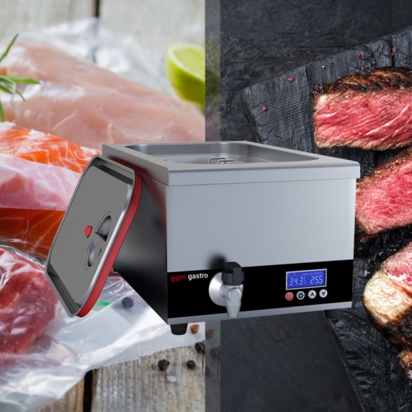 Cuiseur sous vide - 24 litres - 700 Watt - avec robinet de vidange & couvercle