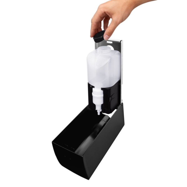 AIR-WOLF | Nettoyant pour siège de WC avec capteur - 500 ml -  Acier inoxydable noir mat