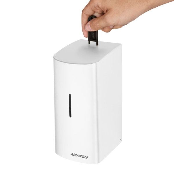 AIR-WOLF | Nettoyant pour siège de WC avec capteur - 500 ml -  Acier inoxydable blanc