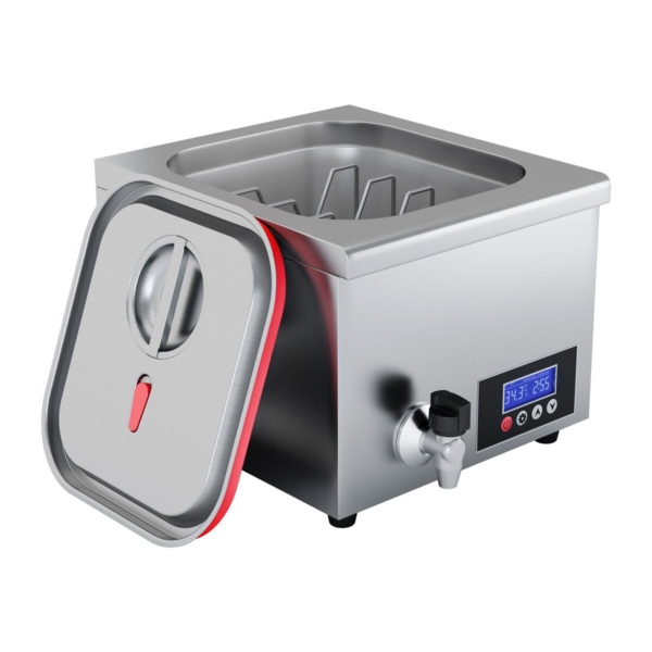 Cuiseur sous vide - 16 litres - 500 Watt - avec robinet de vidange & couvercle