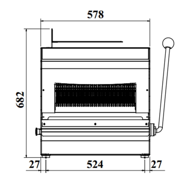 Trancheuse à pain de table - Epaisseur du disque 10mm - 370 Watt