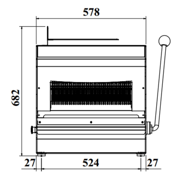 Trancheuse à pain de table - Epaisseur du disque 13mm - 370 Watt