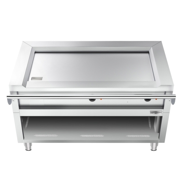 Grill électrique Teppanyaki - 9kW - Plaque de cuisson lisse