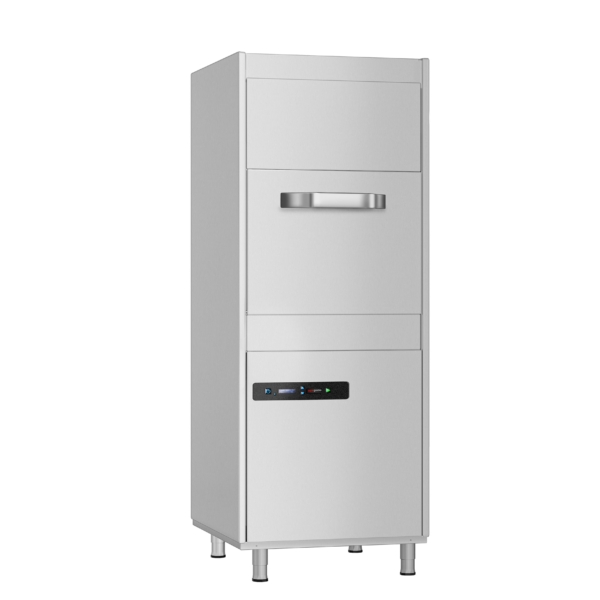 Lave-vaisselle à cuve double paroi - Numérique - 12,2 kW - avec pompe à détergent et pompe à rinçage