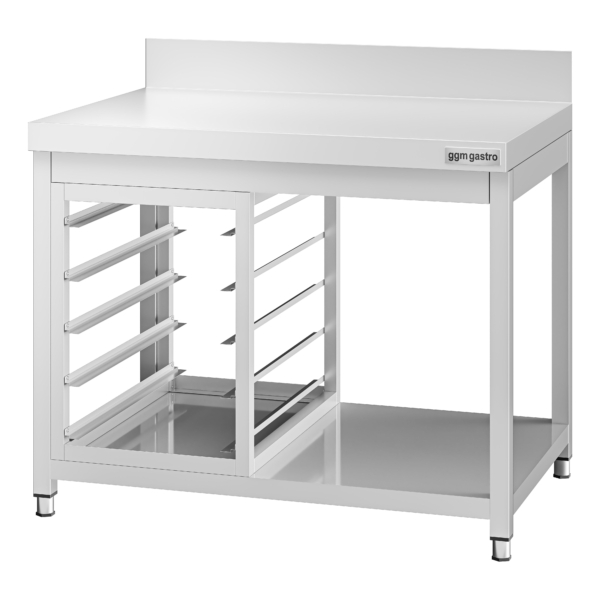 Module sous-comptable avec 5 tiroirs - 450x560 mm - GN & EN - pour tables de travail série ATK 600 mm de profondeur