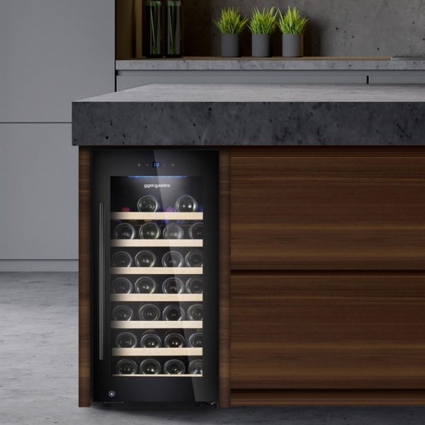 Armoire à vin - 1 zone climatique - 100 litres - max. 29 bouteilles