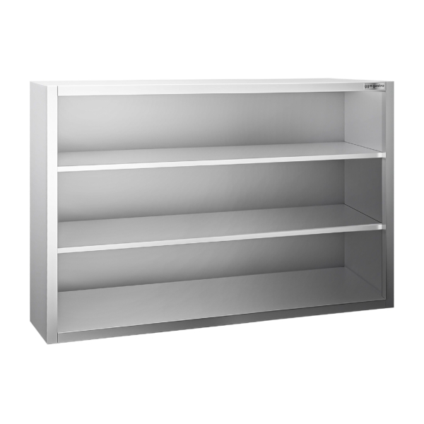 Armoire murale en inox PREMIUM - 1200x400mm - sans porte coulissante - hauteur 1000mm