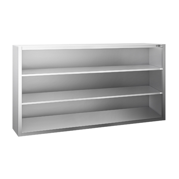 Armoire murale en inox PREMIUM - 1800x400mm - sans porte coulissante - hauteur 1000mm