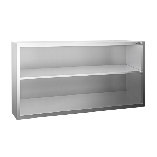 Armoire murale en inox PREMIUM - 1800x400mm - sans porte coulissante - hauteur 800mm