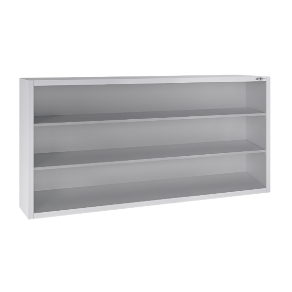 Armoire murale en inox ECO - 2000x400mm - sans porte coulissante hauteur 1000mm