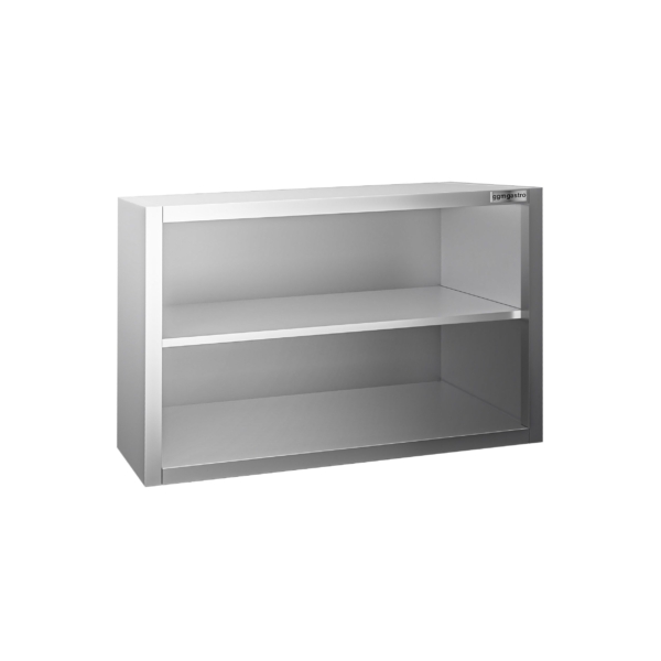 Armoire murale inox PREMIUM - 800x400mm - sans porte battante - hauteur 650mm