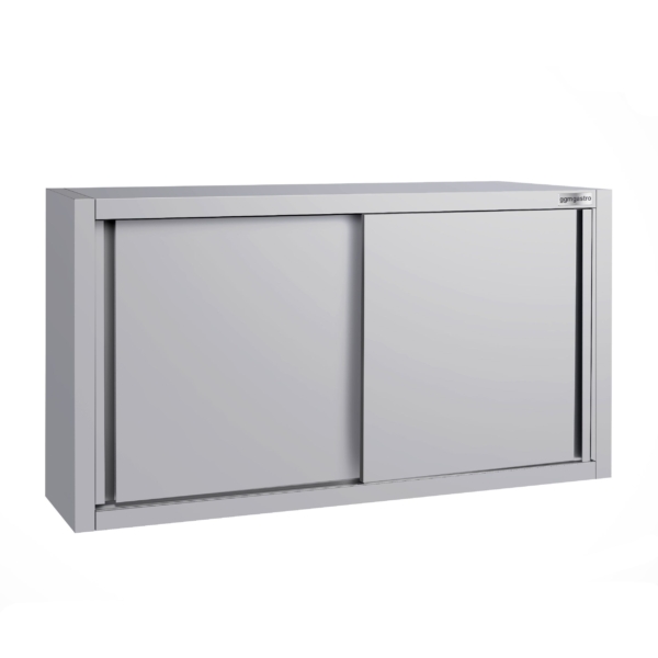 Armoire murale inox ECO - 1200x400mm - avec porte coulissante - hauteur 650mm